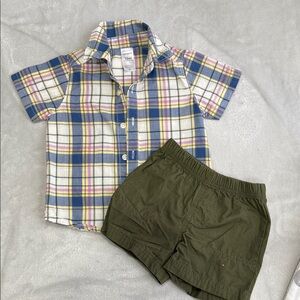Carter's Multicolor Plaid Shirt